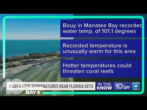 Water temp in Florida Keys hits mark that has climate scientists concerned