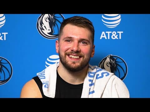 Luka Doncic interview at Mavs practice 10.22.24