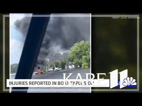 People injured after boat explodes in Prescott, Wisconsin