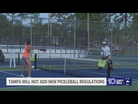 Tampa will not add new pickleball regulations