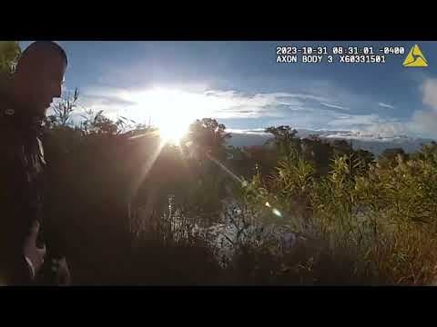 Bodycam video shows NYPD officer rescuing dog from pond