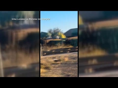 Deadly train derailment hits Chamber of Commerce building in Pecos, Texas