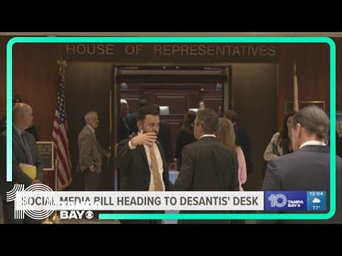 Second attempt at social media ban on Gov. DeSantis's desk