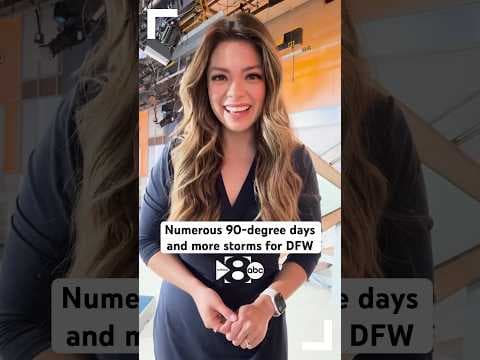 DFW weather is heating up! And the storm chances are sticking around