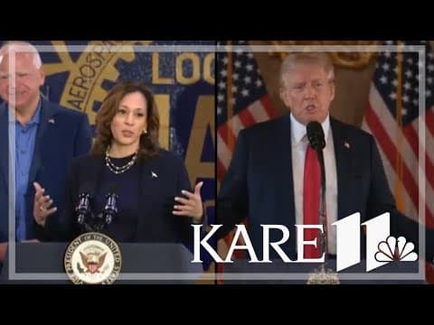 VP Kamala Harris heads to battlegrounds as Donald Trump also returns to the campaign trail