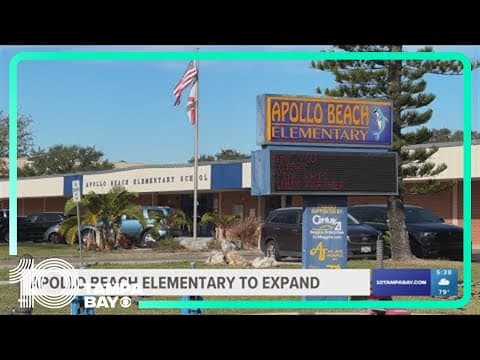 Apollo Beach Elementary School will expand