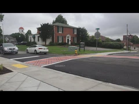 Maryville unveils colorful crosswalk linking college to downtown