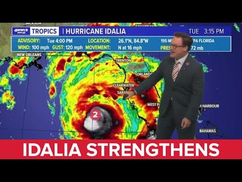 Tuesday evening tropical update: South Florida feeling first effects of Hurricane Idalia