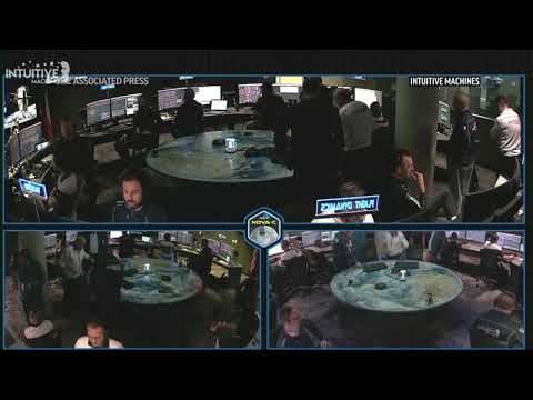 Private lander touches down on the moon but sending weak signal