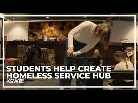 George Fox design students help create homeless service hub in Washington County
