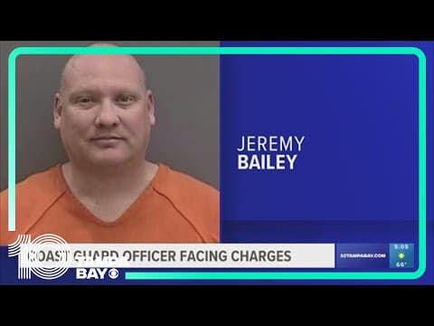 Coast Guard officer facing charges of battery on a law enforcement officer