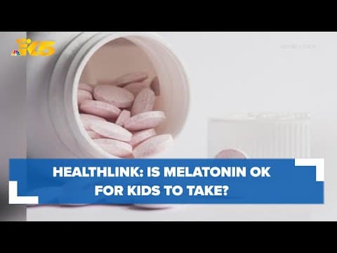 Is melatonin OK for kids to take as a sleep aid?: HealthLink
