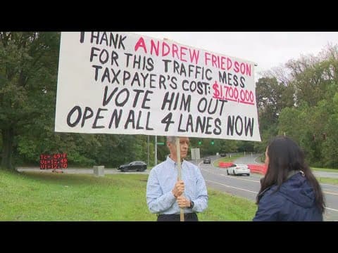 Montgomery County community protests over road work concerns