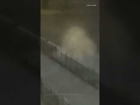 On Tuesday night the house teetering near the Rapidan Dam fell into the rushing Blue Earth River