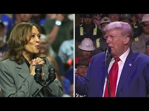 Presidental candidates, Harris and Trump, campaign as Election Day approaches