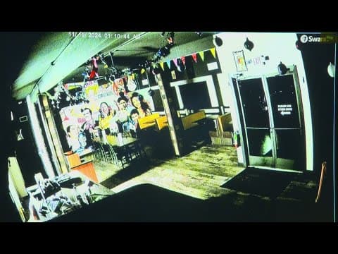 Taco shop owner shares video of a thief that broke into his restaurant