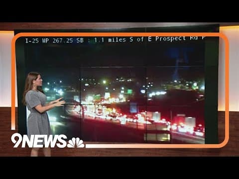 Crash closes northbound I-25 in Fort Collins