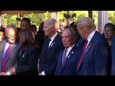 Biden, Harris, Trump and Vance attend 9/11 ceremony in New York