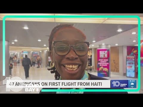 47 Americans on board first flight out of Haiti as gang violence plagues country