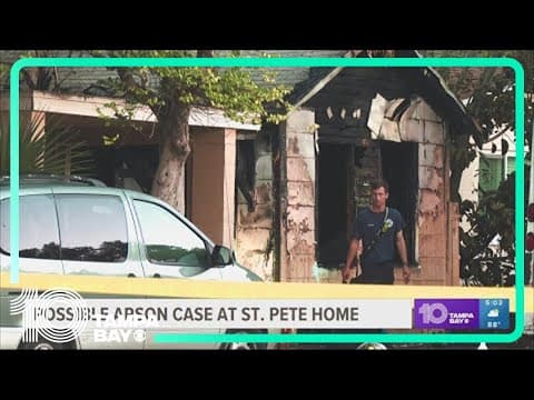 St. Petersburg house fire investigated as arson