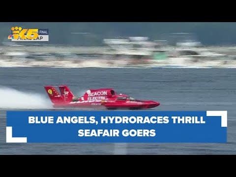 Blue Angels, hydro races thrill Seafair goers this weekend