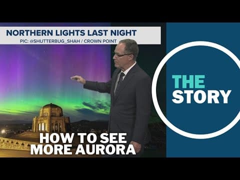 Northern Lights could make another appearance over Oregon tonight