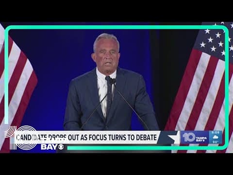 Robert F. Kennedy Jr. says he's suspending his presidential bid and backing Donald Trump