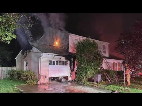8 people without a home after fire in Gaithersburg