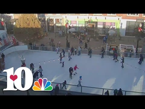 Watch ice skaters on the first night of Holidays on Ice in downtown Knoxville!