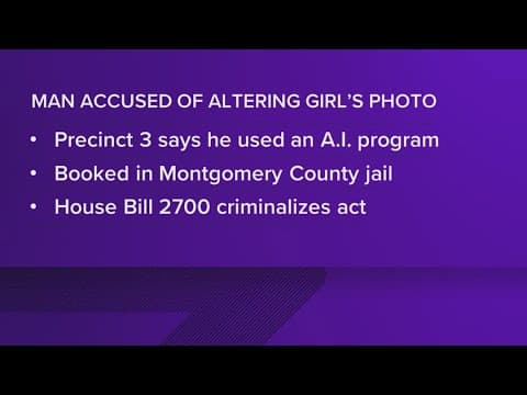 Man accused of using app to remove teen's clothing in photo, Montgomery County Pct. 3 deputies say