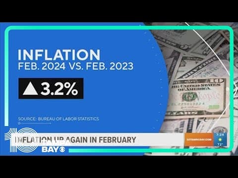 Inflation up again in February