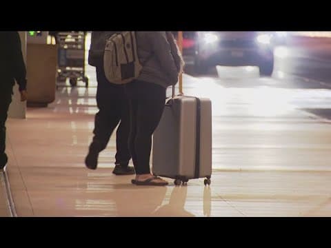 Wet weather impacts air travel at San Diego International Airport