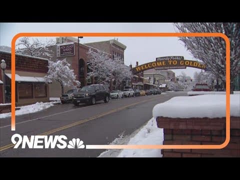 Golden residents enjoy snowstorm