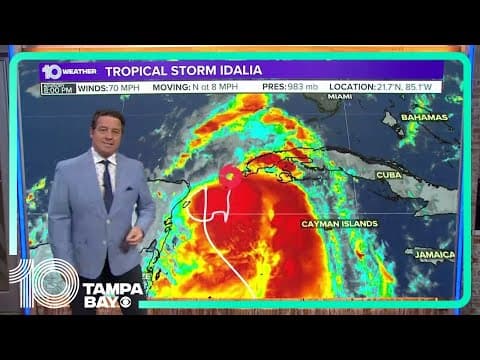 LIVE TROPICS UPDATE | Tropical Storm Idalia almost a hurricane (8:30 p.m. Monday)
