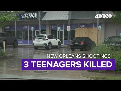 3 teenagers among the 5 killed in New Orleans Thursday night