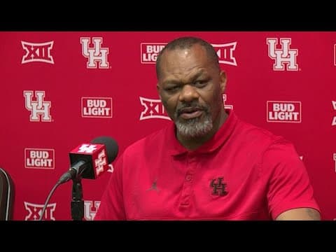 Media Day: Coach Ron Hughey, players address Houston’s prospects for 2024-25 season
