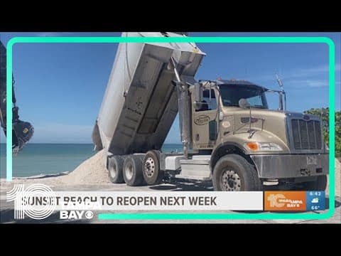 Sunset Beach to reopen next week after sand dune restorations