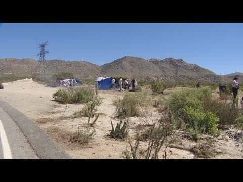 Migrant encampment in Jacumba cleared Monday evening