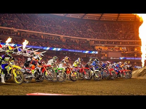 Lucas Oil Stadium transforms into dirt pit for Supercross contest