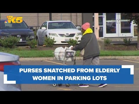 Suspects snatch purses from two elderly women in Federal Way