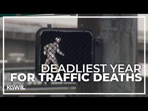 Portland sees deadliest year for traffic deaths since 1990, according to police