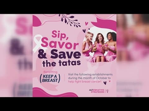 "Sip, Savor and Save the Tatas" event benefits breast cancer research