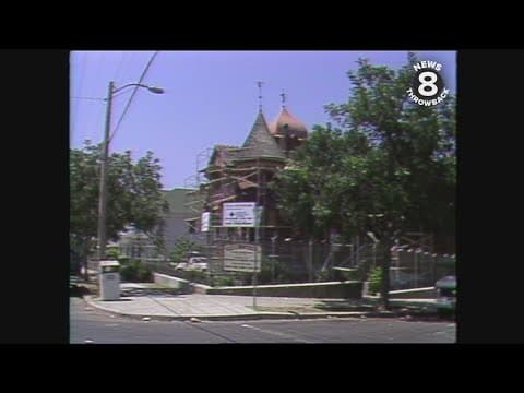 Villa Montezuma mansion restoration in 1986