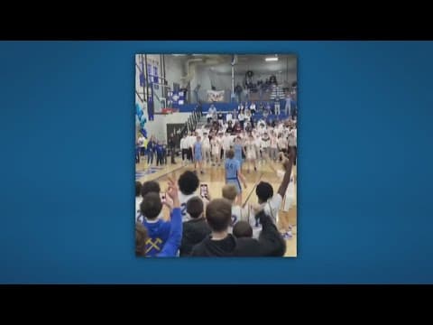 Olentangy basketball student manager makes 3-pointer in final seconds on senior night