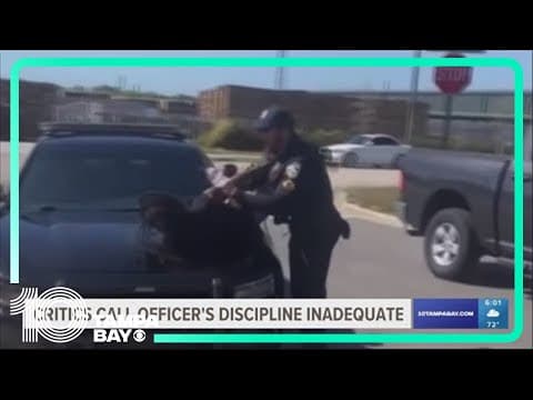 Community activists say Haines City police officer's discipline falls short of justice for man viole