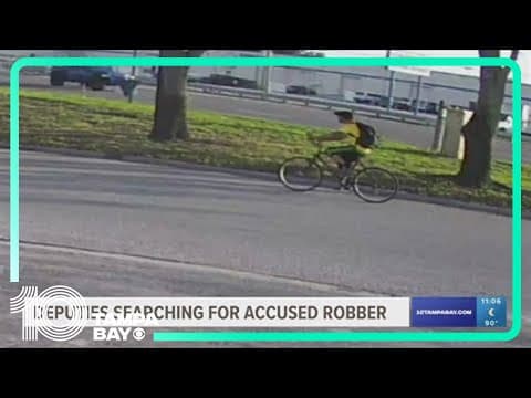 Pinellas County deputies searching for suspect accused of robbing a man in a wheelchair