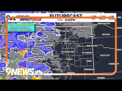 Colorado Weather | Brutal temps this morning, heavy mountain snow starts tonight