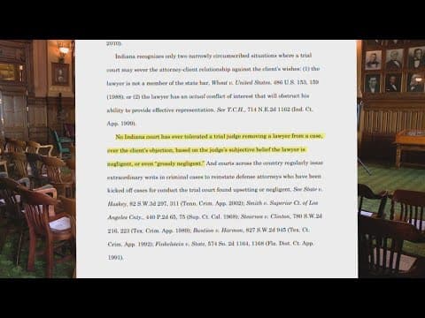 Richard Allen's civil attorneys ask Indiana Supreme Court for judge's removal, reinstatement of defe