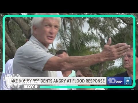 Lake Bonny residents angry at flood response