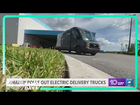 Amazon rolls out electric delivery trucks